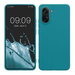 Laptop, Telefoane si Tablete - Telefoane mobile si accesorii - Accesorii Telefoane - Huse telefoane - Husa Kwmobile pentru OnePlus Nord CE5, incarcare wireless, silicon, albastru - Infinity.ro
