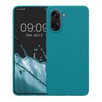 Laptop, Telefoane si Tablete - Telefoane mobile si accesorii - Accesorii Telefoane - Huse telefoane - Husa Kwmobile pentru OnePlus Nord CE5, incarcare wireless, silicon, albastru - Infinity.ro