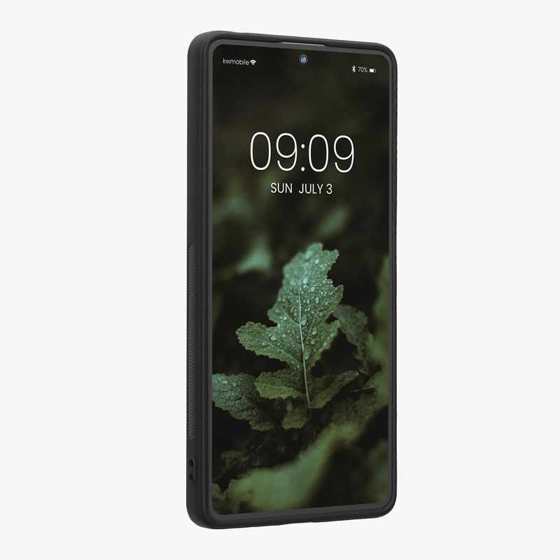 Laptop, Telefoane si Tablete - Telefoane mobile si accesorii - Accesorii Telefoane - Huse telefoane - Husa tip bumper Kwmobile pentru Xiaomi Poco X5 Pro 5G, anti-alunecare, lemn, TPU, maro - Infinity.ro
