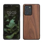 Laptop, Telefoane si Tablete - Telefoane mobile si accesorii - Accesorii Telefoane - Huse telefoane - Husa tip bumper Kwmobile pentru Xiaomi Poco X5 Pro 5G, anti-alunecare, lemn, TPU, maro - Infinity.ro