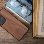 Laptop, Telefoane si Tablete - Telefoane mobile si accesorii - Accesorii Telefoane - Huse telefoane - Husa tip bumper Kwmobile pentru Xiaomi Poco X5 Pro 5G, anti-alunecare, lemn, TPU, maro - Infinity.ro