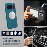 Laptop, Telefoane si Tablete - Telefoane mobile si accesorii - Accesorii Telefoane - Huse telefoane - Husa Kwmobile pentru Google Pixel 10/Pixel 10 Pro, compatibilitate MagSafe, silicon, turcoaz mat - Infinity.ro