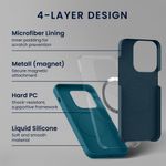 Laptop, Telefoane si Tablete - Telefoane mobile si accesorii - Accesorii Telefoane - Huse telefoane - Husa Kwmobile pentru Google Pixel 10/Pixel 10 Pro, compatibilitate MagSafe, silicon, turcoaz mat - Infinity.ro