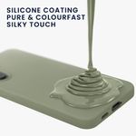 Laptop, Telefoane si Tablete - Telefoane mobile si accesorii - Accesorii Telefoane - Huse telefoane - Husa Kwmobile pentru Samsung Galaxy S26 Plus, incarcare wireless, silicon, verde, gri - Infinity.ro