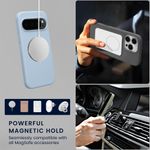 Laptop, Telefoane si Tablete - Telefoane mobile si accesorii - Accesorii Telefoane - Huse telefoane - Husa Kwmobile pentru Google Pixel 10/Pixel 10 Pro, compatibilitate MagSafe, silicon, albastru deschis - Infinity.ro