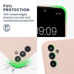 Laptop, Telefoane si Tablete - Telefoane mobile si accesorii - Accesorii Telefoane - Huse telefoane - Husa Kwmobile pentru Samsung Galaxy A54 5G, anti-alunecare, silicon, bej - Infinity.ro