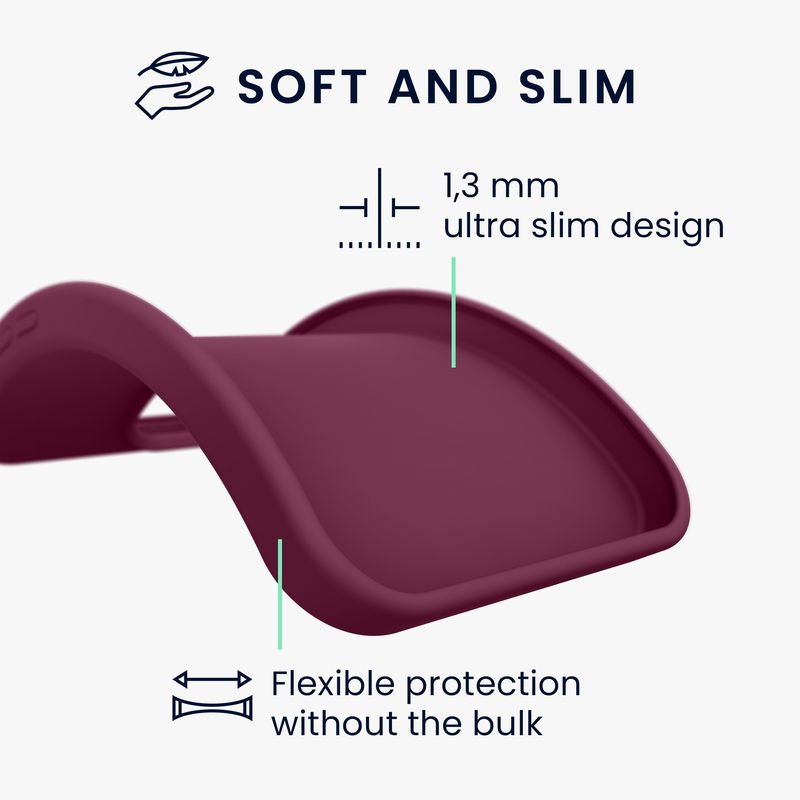 Laptop, Telefoane si Tablete - Telefoane mobile si accesorii - Accesorii Telefoane - Huse telefoane - Husa Kwmobile pentru Samsung Galaxy A54 5G, incarcare wireless, TPU, mov - Infinity.ro