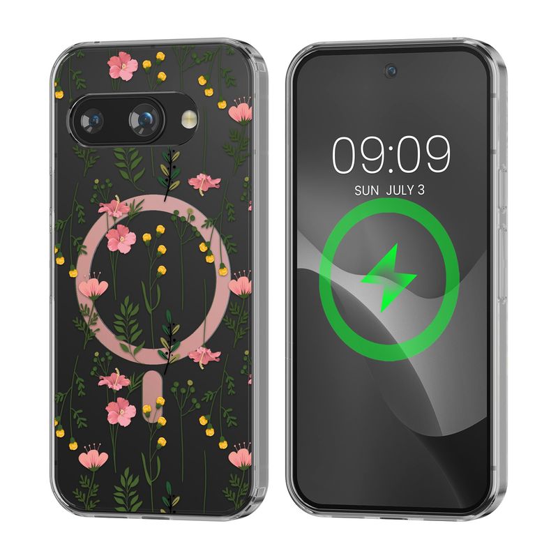 Laptop, Telefoane si Tablete - Telefoane mobile si accesorii - Accesorii Telefoane - Huse telefoane - Husa Kwmobile pentru Google Pixel 9a, compatibilitate MagSafe, acril, TPU, transparent - Infinity.ro