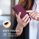 Laptop, Telefoane si Tablete - Telefoane mobile si accesorii - Accesorii Telefoane - Huse telefoane - Husa Kwmobile pentru Samsung Galaxy A54 5G, incarcare wireless, TPU, mov - Infinity.ro