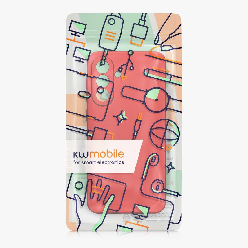Laptop, Telefoane si Tablete - Telefoane mobile si accesorii - Accesorii Telefoane - Huse telefoane - Husa Kwmobile pentru Samsung Galaxy A56 5G, anti-alunecare, protectie la zgarieturi, silicon, rosu - Infinity.ro