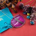 Fashion, accesorii si bijuterii - Femei - Bijuterii femei - Coliere femei - Medalion Cilindric Pentru Aromaterapie SAJAN, cu Lant Snake din Otel Inoxidabil, 25 cm - Infinity.ro