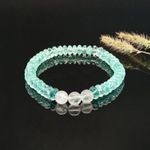 Fashion, accesorii si bijuterii - Femei - Bijuterii femei - Bratari femei - Bratara dama Yohana cu cristale de cuart transparent - Infinity.ro