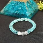 Fashion, accesorii si bijuterii - Femei - Bijuterii femei - Bratari femei - Bratara dama Yohana cu cristale de cuart transparent - Infinity.ro