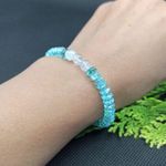Fashion, accesorii si bijuterii - Femei - Bijuterii femei - Bratari femei - Bratara dama Yohana cu cristale de cuart transparent - Infinity.ro
