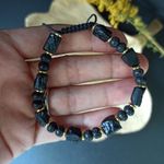 Fashion, accesorii si bijuterii - Barbati - Bijuterii barbati - Bratari barbati - Bratara snur barbati din turmalina neagra naturala realizata manual, cu margele de lava, Devyan - Infinity.ro