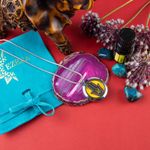 Fashion, accesorii si bijuterii - Femei - Bijuterii femei - Coliere femei - Medalion Difuzare Uleiuri Esentiale, Aromaterapie FATIMA cu Lant Snake, din Otel Inoxidabil, 2.5 cm - Infinity.ro