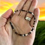 Fashion, accesorii si bijuterii - Femei - Bijuterii femei - Bratari femei - Bratara dama Betty din cristale de Agat Cofee cu argint 925 - Infinity.ro