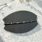 Fashion, accesorii si bijuterii - Barbati - Bijuterii barbati - Bratari barbati - Bratara Barbati Kunal din Sediment Marin de Jasp negru cu accesorii din Cupru aurit - Infinity.ro