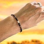 Fashion, accesorii si bijuterii - Femei - Bijuterii femei - Bratari femei - Bratara dama Betty din cristale de Agat Cofee cu argint 925 - Infinity.ro