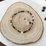 Fashion, accesorii si bijuterii - Femei - Bijuterii femei - Bratari femei - Bratara dama Betty din cristale de Agat Cofee cu argint 925 - Infinity.ro