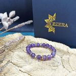 Fashion, accesorii si bijuterii - Femei - Bijuterii femei - Bratari femei - Bratara Ametist Ada, pentru femei, eleganta, cu cristale de 8mm - Infinity.ro