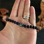 Fashion, accesorii si bijuterii - Barbati - Bijuterii barbati - Bratari barbati - Bratara barbati handmade din pietre de onix mat si hematit, Gaston - Infinity.ro
