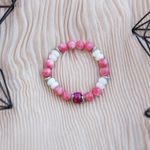 Fashion, accesorii si bijuterii - Femei - Bijuterii femei - Bratari femei - Bratara Kate din cristale de Rodocrozit, Morganit si Ochi de Tigru - Infinity.ro