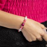 Fashion, accesorii si bijuterii - Femei - Bijuterii femei - Bratari femei - Bratara Kate din cristale de Rodocrozit, Morganit si Ochi de Tigru - Infinity.ro