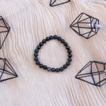 Fashion, accesorii si bijuterii - Barbati - Bijuterii barbati - Bratari barbati - Bratara barbati Amir din pietre semipretioase de Obsidian si Lava, margele de 8mm - Infinity.ro