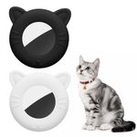 Laptop, Telefoane si Tablete - Wearables si gadgeturi - Gadgeturi - Accesorii SMART - Husa tracker Kwmobile pentru Apple AirTag, silicon, negru, alb, protectie la zgarieturi - Infinity.ro