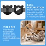 Laptop, Telefoane si Tablete - Wearables si gadgeturi - Gadgeturi - Accesorii SMART - Husa tracker Kwmobile pentru Apple AirTag, silicon, negru, alb, protectie la zgarieturi - Infinity.ro