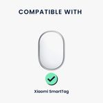 Laptop, Telefoane si Tablete - Wearables si gadgeturi - Gadgeturi - Accesorii SMART - Husa tracker Kwmobile pentru Xiaomi SmartTag, silicon, negru, alb, protectie la zgarieturi - Infinity.ro