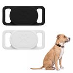Laptop, Telefoane si Tablete - Wearables si gadgeturi - Gadgeturi - Accesorii SMART - Husa tracker Kwmobile pentru Xiaomi SmartTag, silicon, negru, alb, protectie la zgarieturi - Infinity.ro
