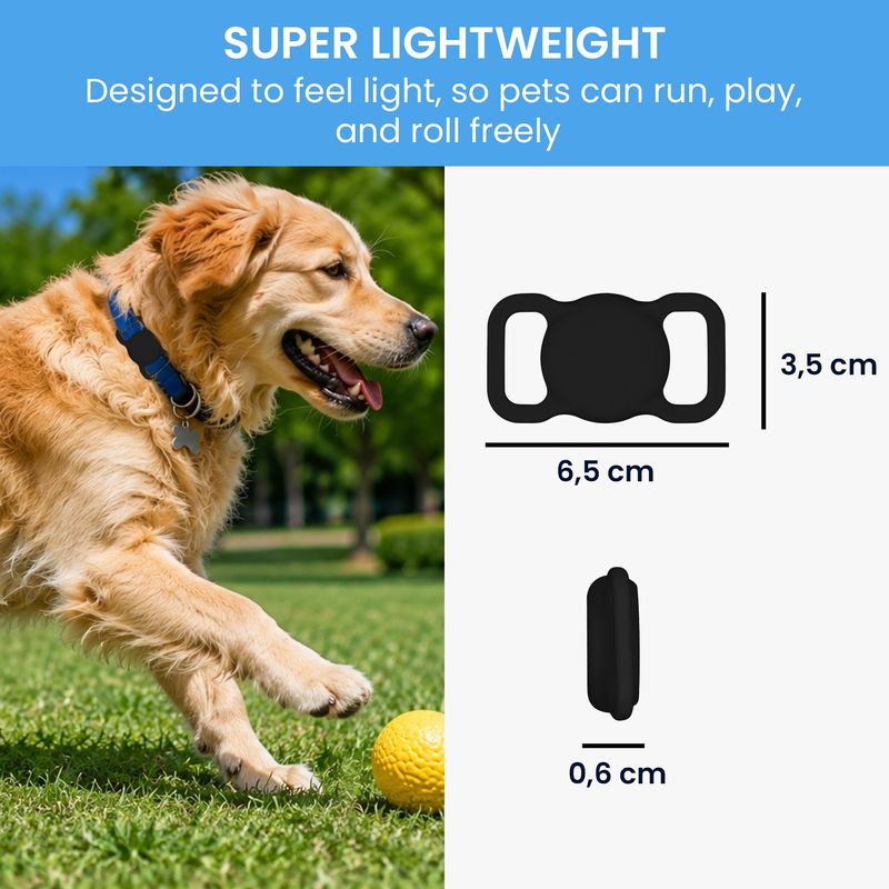 Laptop, Telefoane si Tablete - Wearables si gadgeturi - Gadgeturi - Accesorii SMART - Husa tracker Kwmobile pentru Apple AirTag, silicon, negru, protectie la zgarieturi - Infinity.ro