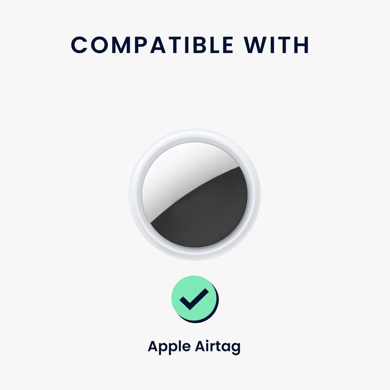 Laptop, Telefoane si Tablete - Wearables si gadgeturi - Gadgeturi - Accesorii SMART - Set 4 huse tracker Kwmobile pentru Apple AirTag, silicon, multicolor, protectie la zgarieturi - Infinity.ro