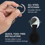 Laptop, Telefoane si Tablete - Wearables si gadgeturi - Gadgeturi - Accesorii SMART - Set 4 huse tracker Kwmobile pentru Apple AirTag, silicon, multicolor, protectie la zgarieturi - Infinity.ro
