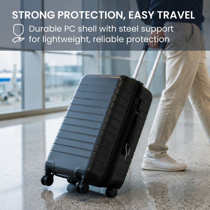 Laptop, Telefoane si Tablete - Wearables si gadgeturi - Gadgeturi - Accesorii SMART - Husa tracker Kwmobile pentru Apple AirTag, policarbonat, otel, negru, protectie la socuri - Infinity.ro