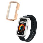 Laptop, Telefoane si Tablete - Wearables si gadgeturi - Wearables - Accesorii wearables - Set 2 huse Kwmobile pentru Huawei Band 9, Band 8, protectie la zgarieturi, plastic, argintiu, auriu - Infinity.ro