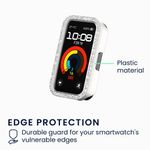 Laptop, Telefoane si Tablete - Wearables si gadgeturi - Wearables - Accesorii wearables - Set 2 huse Kwmobile pentru Huawei Band 9, Band 8, protectie la zgarieturi, plastic, argintiu, auriu - Infinity.ro