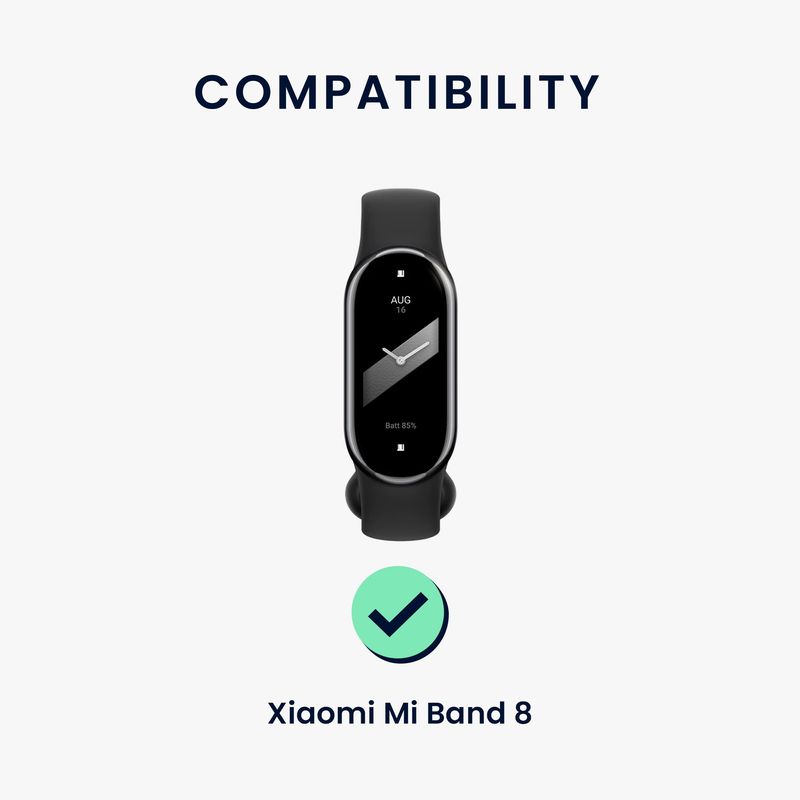 Laptop, Telefoane si Tablete - Wearables si gadgeturi - Wearables - Accesorii wearables - Set 2 curele Kwmobile pentru Xiaomi Smart Band 10, Smart Band 9, Smart Band 8, reglabile, silicon, bej, gri - Infinity.ro