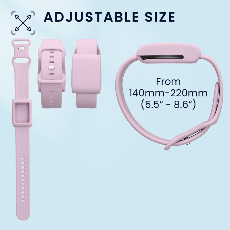 Laptop, Telefoane si Tablete - Wearables si gadgeturi - Wearables - Accesorii wearables - Curea pentru bratara fitness Kwmobile pentru WHOOP 5.0, WHOOP 4.0, WHOOP 3.0, curea reglabila, silicon, mov - Infinity.ro