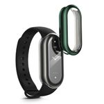 Laptop, Telefoane si Tablete - Wearables si gadgeturi - Wearables - Accesorii wearables - Set 2 huse Kwmobile pentru Xiaomi Smart Band 8, protectie la zgarieturi, material flexibil, silicon, transparent, verde - Infinity.ro
