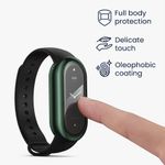 Laptop, Telefoane si Tablete - Wearables si gadgeturi - Wearables - Accesorii wearables - Set 2 huse Kwmobile pentru Xiaomi Smart Band 8, protectie la zgarieturi, material flexibil, silicon, transparent, verde - Infinity.ro