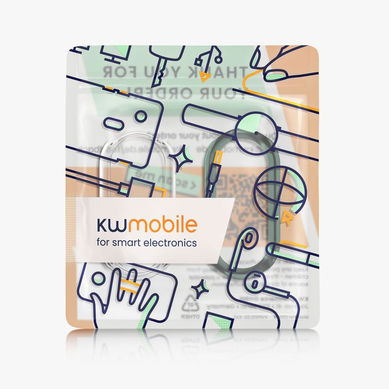 Laptop, Telefoane si Tablete - Wearables si gadgeturi - Wearables - Accesorii wearables - Set 2 huse Kwmobile pentru Xiaomi Smart Band 8, protectie la zgarieturi, material flexibil, silicon, transparent, verde - Infinity.ro