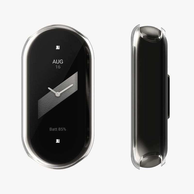 Laptop, Telefoane si Tablete - Wearables si gadgeturi - Wearables - Accesorii wearables - Set 2 huse Kwmobile pentru Xiaomi Smart Band 8, protectie la zgarieturi, material flexibil, silicon, transparent, verde - Infinity.ro