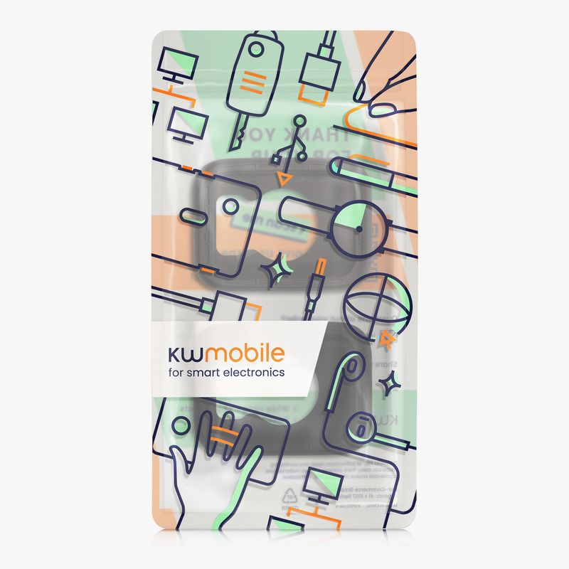 Laptop, Telefoane si Tablete - Wearables si gadgeturi - Wearables - Accesorii wearables - Set 2 huse Kwmobile pentru Xiaomi Smart Band 8 Pro, protectie la zgarieturi, material flexibil, silicon, negru, gri - Infinity.ro