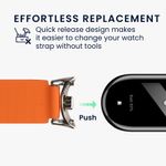 Laptop, Telefoane si Tablete - Wearables si gadgeturi - Wearables - Accesorii wearables - Curea Kwmobile pentru Xiaomi Smart Band 10, Smart Band 9, Smart Band 8, inchidere magnetica, silicon, alb, portocaliu - Infinity.ro