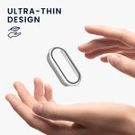 Laptop, Telefoane si Tablete - Wearables si gadgeturi - Wearables - Accesorii wearables - Set 2 huse Kwmobile pentru Xiaomi Smart Band 10, protectie la zgarieturi, sticla securizata, plastic, argintiu, roz - Infinity.ro
