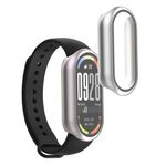 Laptop, Telefoane si Tablete - Wearables si gadgeturi - Wearables - Accesorii wearables - Set 2 huse Kwmobile pentru Xiaomi Smart Band 10, protectie la zgarieturi, sticla securizata, plastic, argintiu, roz - Infinity.ro
