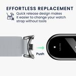 Laptop, Telefoane si Tablete - Wearables si gadgeturi - Wearables - Accesorii wearables - Curea Kwmobile pentru Xiaomi Smart Band 10, Smart Band 9, Smart Band 8, inchidere magnetica, silicon, albastru - Infinity.ro